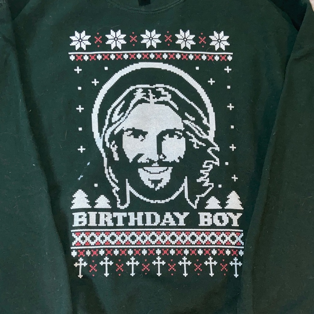 Green Birthday Boy Sweater/crew neck Gildan brand